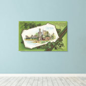 シェーンの城の風景 キャンバスプリント (インサイチュ (ウッドフロア))