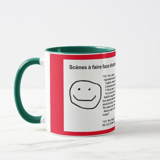 シェーンズアフェール顔共有レシピアップルパイ マグカップ (左)