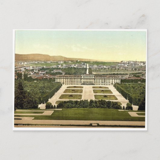 シェーンブルン城(Schönbrunn)、ウィーン ポストカード (正面)