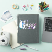 "シェーン" カラフルなシェーンの名前, シール (iPadカバー)