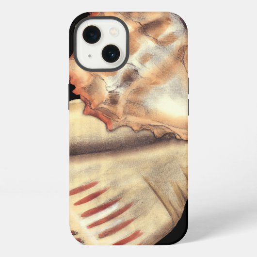 シェ芸術的ルを丸める iPhoneケース (裏面)
