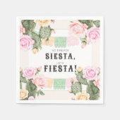 シエスタの時間はない、フィエスタの時間だ ナプキン スタンダードカクテルナプキン (正面)