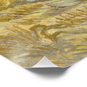 シエスタアフターミレットbyヴィンセント・ヴァン・ゴッホ ポスター (コーナー)