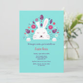 シエスタイースターバニー招待状 招待状 (スタンド正面)