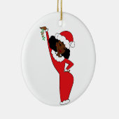 シエスタクロースチョコレート セラミックオーナメント (右)
