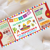 シエスタフィエスタの最初の誕生日チケットに時間がない 招待状