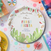 シエスタフィエスタメキシコの最初の誕生日に時間がない ペーパープレート