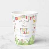 シエスタフィエスタメキシコの最初の誕生日に時間がない 紙コップ (裏面)