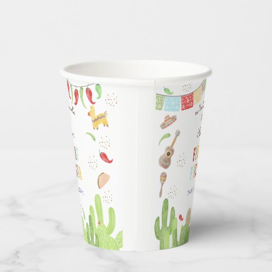 シエスタフィエスタメキシコの最初の誕生日に時間がない 紙コップ (右)