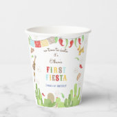 シエスタフィエスタメキシコの最初の誕生日に時間がない 紙コップ (正面)