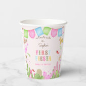 シエスタフィエスタメキシコの最初の誕生日に時間がない 紙コップ (裏面)