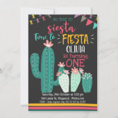 シエスタフィエスタ誕生日招待状 招待状 (正面)