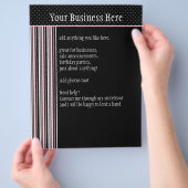 シエスタモーテルのチラシ チラシ (手)