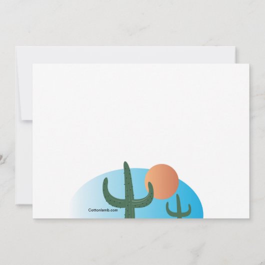 シエスタ招待状 招待状 (裏面)