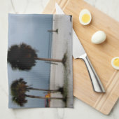 シエスタ鍵ビーチフロリダキッチンタオル キッチンタオル (四つ折り)