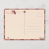 シエスタ鍵フロリダトロピカルパームツリービーチ1950s ポストカード (裏面)