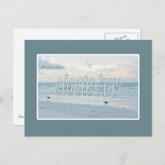 シエスタ鍵フロリダポストカード ポストカード (正面/裏面)