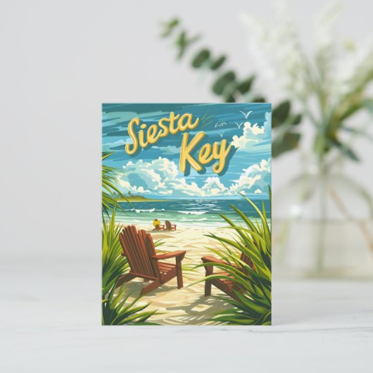 シエスタ鍵フロリダヴィンテージ ポストカード (スタンド正面)