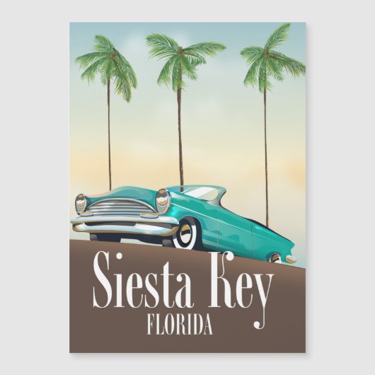 シエスタ鍵フロリダ旅行ポスター (正面)