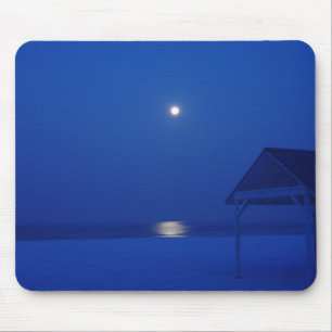 シエスタ鍵,フロリダ – 夜明けに湾を満月 マウスパッド