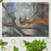 シエスタ(ジアンネ地中海のガーデン) キッチンタオル (折り畳み)