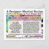 シエスタ テキーラ マーティニのレシピ ポストカード (正面)