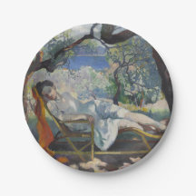 シエスタ(美しい庭で安らかにフランスの眠るジャンヌ)