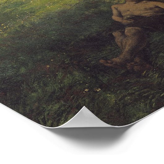 シエスタ、1889年 ポスター (角)