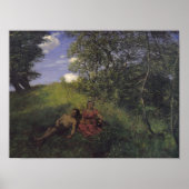 シエスタ、1889年 ポスター (正面)