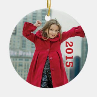 シエナのためのカスタムな休日のオーナメント2015 4 セラミックオーナメント