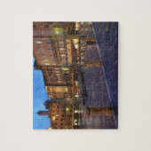 シエナの夕暮れ時にPiazza Del Campo。 ジグソーパズル (縦)