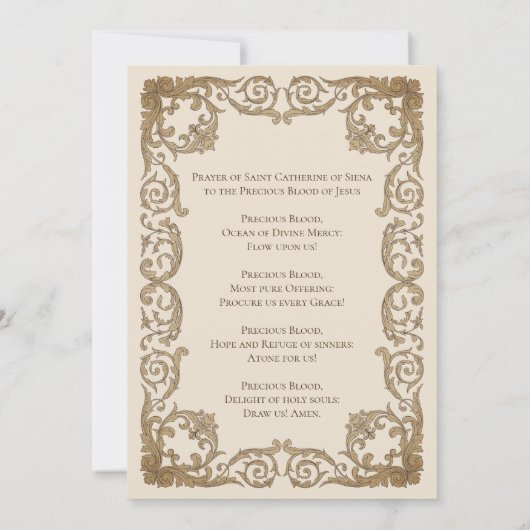 シエナの聖カトリーヌ 宗教的な修道女 (裏面)