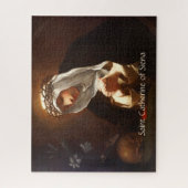 シエナの聖キャサリン（フランチェシニ）水平 ジグソーパズル (縦)