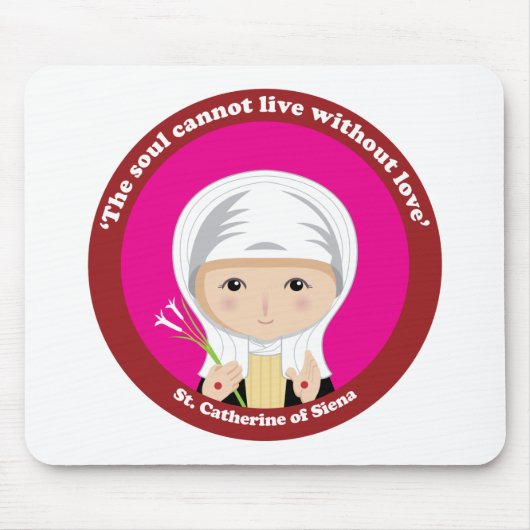 シエナの聖キャサリン マウスパッド (正面)