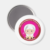 シエナの聖キャサリン マグネット (正面/裏面)