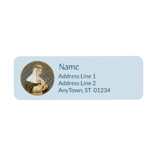 シエナの聖キャサリン(BK 19)(スタイル1) ラベル (正面)