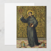 シエナの聖ベルナルディノ 招待状 (正面/裏面)