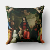 シエナのSt.キャサリンの神秘的な結婚との クッション (裏面)