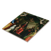 シエナのSt.キャサリンの神秘的な結婚との タイル (側面)