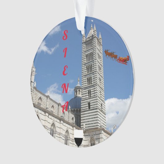 シエナイタリアアクリルオーナメント オーナメント (正面)