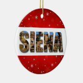 シエナイタリアシティ旅行写真 セラミックオーナメント (右)