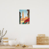 シエナイタリアヴィンテージ旅行 ポスター (キッチン)