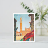 シエナイタリアヴィンテージ旅行 ポストカード (スタンド正面)
