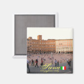 シエナイタリクールア磁石デザイン マグネット (正面/裏面)