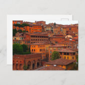 シエナシティスケープTuscanyイタリア ポストカード (正面/裏面)