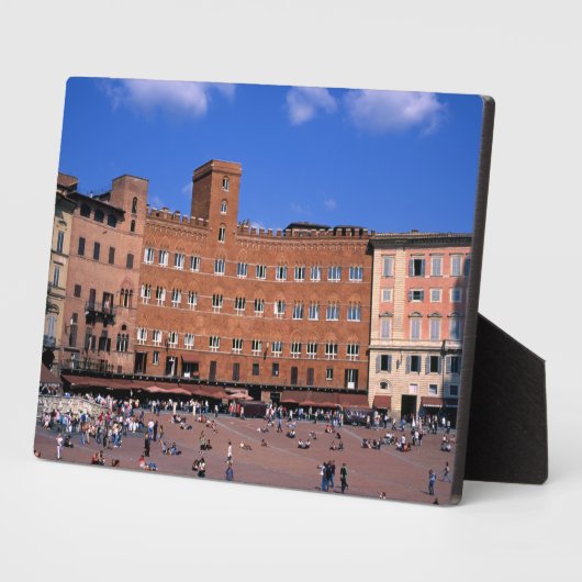 シエナタスカニーイタリア フォトプラーク (側面)