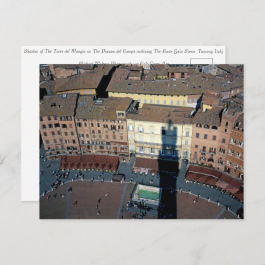 シエナタスカニーイタリア ポストカード (正面/裏面)