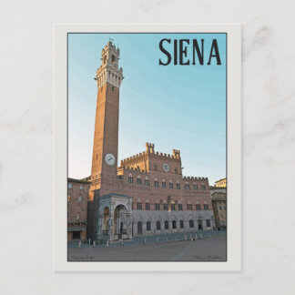シエナパラッツォパブブリコモーニング ポストカード