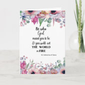 シエナフローラ引用文 カード (正面)