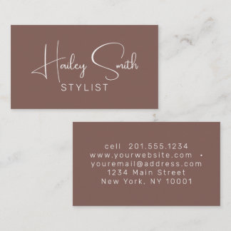 シエナモダンエレガントプロフェッショナル事業 名刺